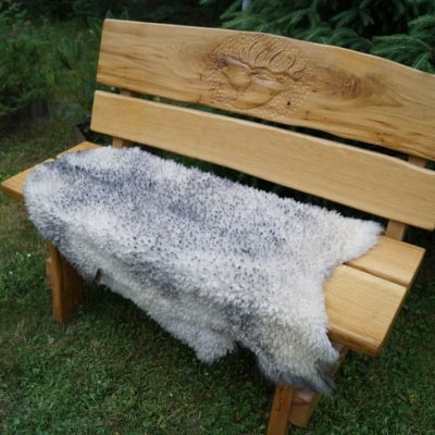 Přírodní dekorativní ovčí kůže Polský výrobce