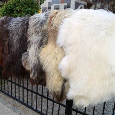 Přírodní dekorativní ovčí kůže Polský výrobce